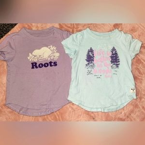 5t Girls roots tees